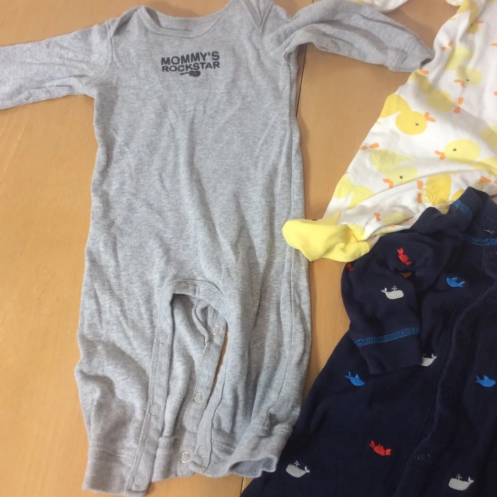 Carters Boys Cotton onesie - Picture 3 of 4